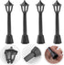 EXCEART 6pcs Miniature Lights - Tiny House Streetlights Model, Christmas Decorations Doll House Accessory