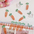 PRETYZOOM 9pcs Carrot Paperclip, Fun Tiny Paper Clips, Cute Metal Paperclips, Bookmark for Students