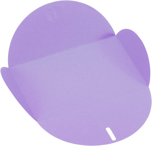 PATIKIL Gift Card Envelopes, 24 Pack Heart Shaped Clasp Mini Envelope for Birthdays, Weddings, Purple.