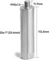 1" Post for Wood Lathe Tool Rest with 5" Total Length Including Thread, M10X1.5 Thread