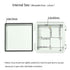 LeMotech Electrical Box, IP67 Waterproof Hinged Cover Junction Box, ABS Plastic Enclosure with Mounting Plate, Grey