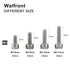 M3 Cap Head Screws, 100pcs M3*6/8/10/12/16/20/25/30 304 Stainless Steel Metric Thread Hex Socket Cap Head Screws