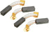uxcell 4Pcs Carbon Brushes for Electric Motor, 20mmx7mmx6mm, Power Tool, Treadmill, Lifting Motor Repair Part