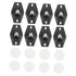 8pcs Box Caster Self-Adhesive Storage Case Caster Quiet Rolling for Cart Detachable
