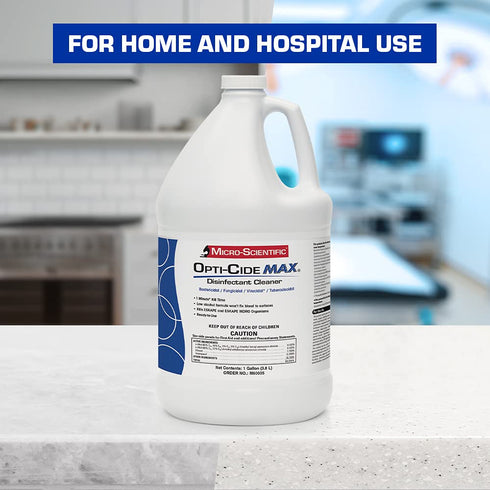 Micro-Scientific M60035 Opti-Cide Max Disinfectant Cleaner and Sanitizer, 1 Gallon.
