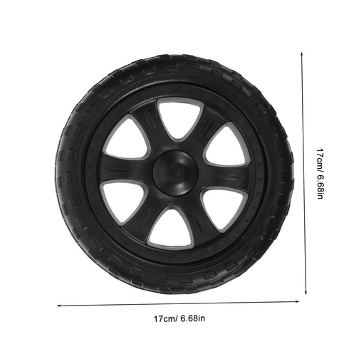 2pcs PRETYZOOM Supermarket Shopping Cart Replacement Wheels Rolling Grocery Cart Wheels