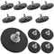 MLYNZXJSY 12 Pack Rubber Coated Magnets M6 Rock Light Magnets 1.69 Inch Mounting