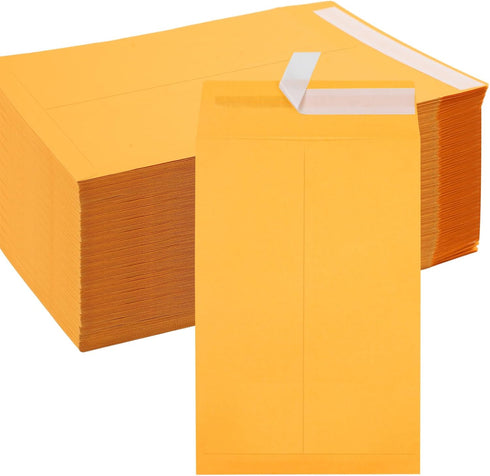Joyberg 48 PCS 6x9 Envelopes - Yellow Self Seal Printable Catalog Mailing Envelopes, Tear Resistant Kraft for Letters,