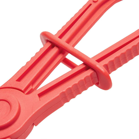 Juvale 3-Pack Hose Pinch Off Pliers - Fuel Line Clamp Tool for Automotive Brake and Radiator (Red, 3 Sizes)