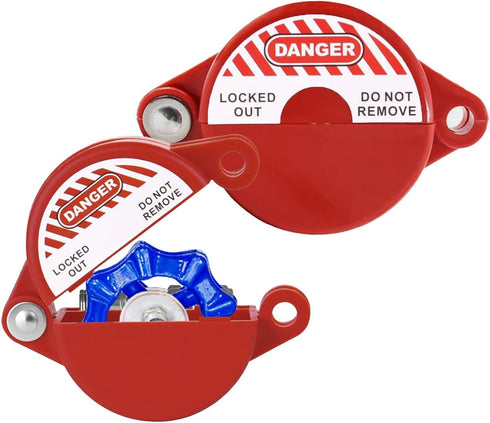 Wisamic 2-Pack Gate Valve Lockout - Outdoor Faucet Lock for 1" to