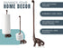 Comfify Paper Towel Holder or Free Standing Toilet Paper Holder - Cast Iron Dinosaur Paper Holder - Bathroom Holder