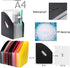 Lemical Desktop Expanding File Holder, 13 Rainbow Pockets, A4 File Organizer for Home, Office, School
