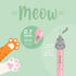 Legami Meow Mechanical Pencil, 1 Lead 0.7 mm HB Included, Diameter 1.2 cm, Ergonomic Silicone Handle for Precise Writing