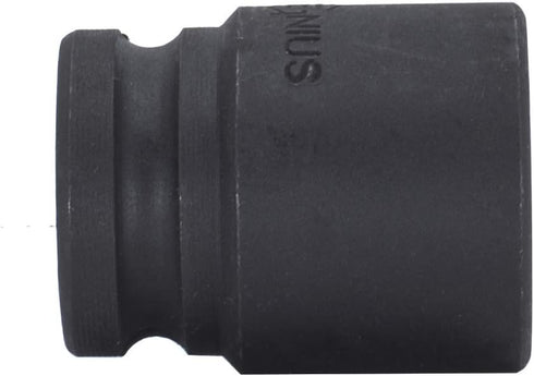Genius Tools 444020 1/2" Dr. Impact Socket, 20mm Cr-Mo