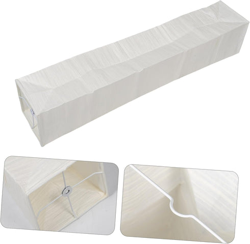 TOPPERFUN Paper Floor Lampshade Replacement Cover Foldable Rice Paper Shade for Standing Lamps in Living Room Bedroom