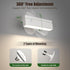 4000 360 YiLaie LED Wall Sconce, Wall Mounted Lamp with mAh Battery Operated Wall Sconce Touch Controls & Brightness