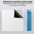 BOXOB 20pcs 3.54x0.71in Adhesive Metal Plates for Magnetic Mount, Rectangular Metal Strip Tape with Strong Adhesive