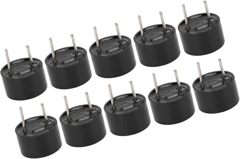 Zerodis 10 Buzzers Speakers Mini Active Piezo Electromagnetic Buzzers Alarm Sounder Speaker Beep for Computer Printer