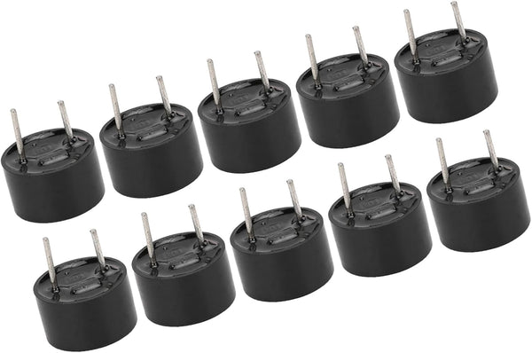 Zerodis 10 Buzzers Speakers Mini Active Piezo Electromagnetic Buzzers Alarm Sounder Speaker Beep for Computer Printer