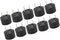 Zerodis 10 Buzzers Speakers Mini Active Piezo Electromagnetic Buzzers Alarm Sounder Speaker Beep for Computer Printer