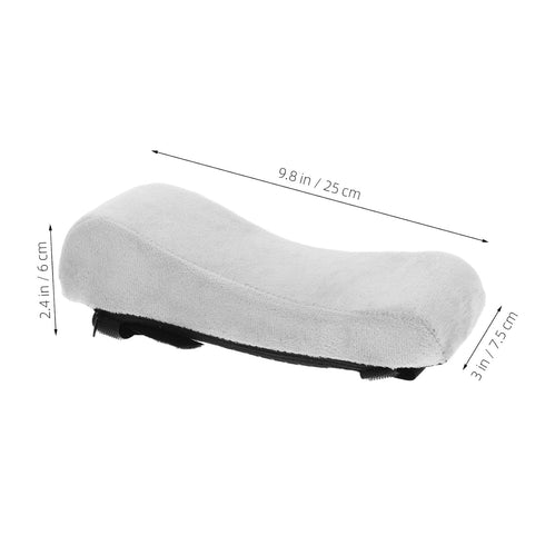 Elbow Angoily Office Chair Arm Pillow Memory Foam Pillow Wheelchair Armrest Support Gray