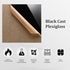 KINLINK 12x12 Acrylic Sheets, 1/8inch (3mm) Black Plexiglass, Protective Paper for DIY Projects, 2 Pack