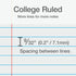 Oxford 3 Subject Spiral Notebook, College Ruled, 6 Pack, Water Resistant Poly Cover, 150 Sheets