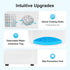 YUTOUB 1.1-4.9 Countertop Use(46.4F 194F) Gal Top Loading Water Dispenser, Hot/Cold/Warm Hot and Cold Mini Water