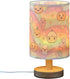 Amooorous Cartoon Cute Yellow Halloween Pumpkin Desk Lamps Baby Night Light for Indoor Table Lamps for Boys with Shade