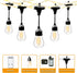28.2FT, 12 Bulbs Dimmable 2700K, LED Outdoor Edison String Lights Waterproof with Remote Shatterproof with Timer and IC