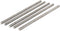 uxcell M8 x 200mm 304 Stainless Steel Fully Threaded Rods Fasteners, Silver Tone, 5 Pcs