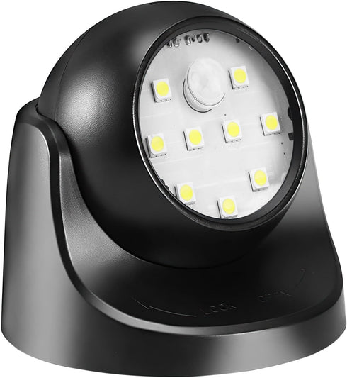 Motion Sensor Outdoor Lights, Battery Operated Wireless Waterproof Spotlight with Auto On/Off for Porch, Garage