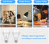 A19 3-Color LED Light Bulbs, Color Changing Light Bulb, 9W (60 Watt Equivalent), 800 Lumens, E26 Base, 4 Pack