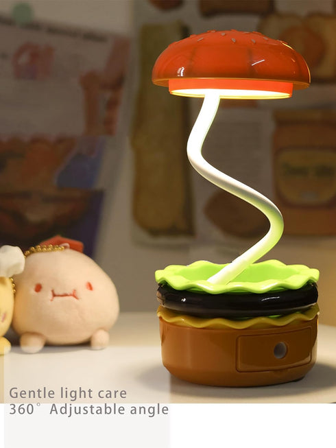 HYLING Cute Desk Lamp for Kids, Small Adjustable Nursery Night Light for Boys Room Decor, Toddler Graduation Gift
