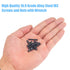 DYWISHKEY 360 Pieces M3 Hex Button Head Cap Bolts Screws Nuts Kit, 10.9 Grade Alloy Steel with Hex Wrench