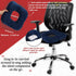 Tailbone Stuffed Donut Pillow Seat Cushion | for and Coccyx Pain, Hemorrhoids, Bed Sores, Pregnancy, Prostate, Surgery