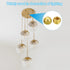 MECCANIXITY M10 15mm Pack 4 Lamp Finial Cap Knob, Dia. Female Nuts Lamp Decoration Accessories for Lamp Harp Top