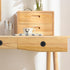 2Pcs SOLUSTRE Leather Cabinet Pulls Handles, Single-Hole Round Drawer Pulls for Cabinets, Dressers, and Bedside Tables