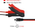 CERRXIAN 4.9FT/1.5M 16AWG DC 5.5mm x 2.1mm Battery Clamps Extension Cord with 10A Fuse for Car Charger Power Supply
