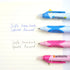 M&G 6 PCS Retractable Erasable Gel Pens, Black Ink Gel Pens for Note Taking and Crossword Puzzles
