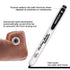 WRITECH Retractable Dry Erase Markers, 12ct Fine Point Clickable Black Ink, Low Odor Erasable Marker Set
