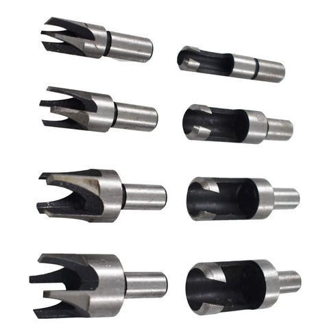 8-Pack Wood Hole Plug Cutter Set, High Carbon Steel Cutting Tools for Woodworking Hole Saw Cutting 6MM 10MM 13MM 16MM