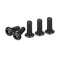 M3-0.5x8mm Button Head Socket Cap Screws, 50Pack Carbon Steel Black Oxide Hex Drive Full Thread Fasteners