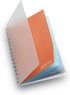 TWONE Spiral Graph Notebook with 80 Sheets/160 Square Grid Paper, 5.5 x 8.25 Inches