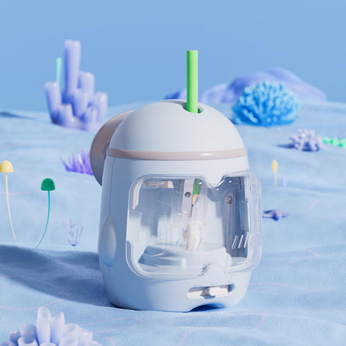 M&G Electric Pencil Sharpener, Portable Cute Cat Design, Battery/USB Dual Power Operated for Kids Students
