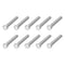 Hex Bolts (1/2-13x4") 10Pcs, 304 Stainless Steel Fully Threaded Hex Head Screws for Furniture Repair, Silver