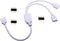 TronicsPros 4 Pin RGB LED Strip Splitter Cable 2 Way 1 to 2