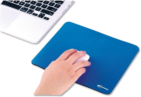 Innovera Natural Rubber Mouse Pad, Blue (IVR52447)
