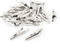 Honbay 25Pcs Silver Tone Alligator Clips Test Lead Crocodile Clamps