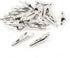 Honbay 25Pcs Silver Tone Alligator Clips Test Lead Crocodile Clamps